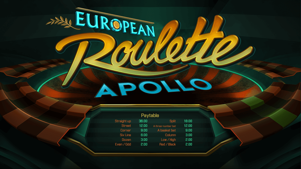 Apollo European Roulette - Apollo Games