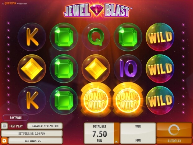 Jewel Blast herní automat 