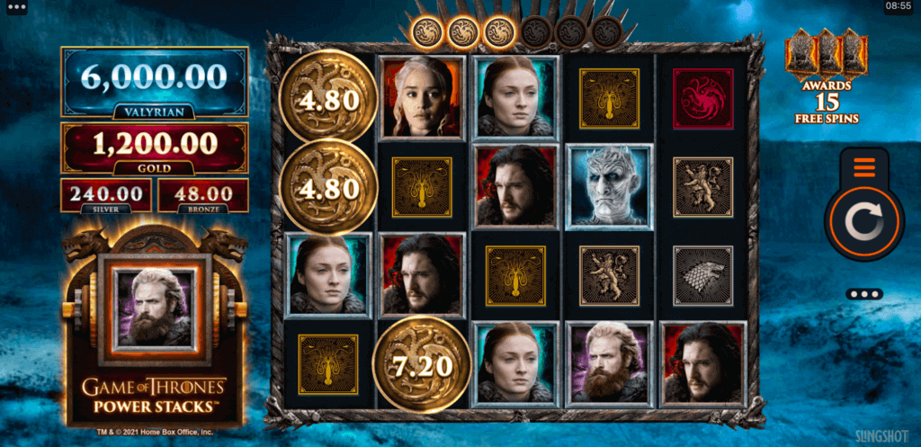 Game of Thrones Power Stacks Slot