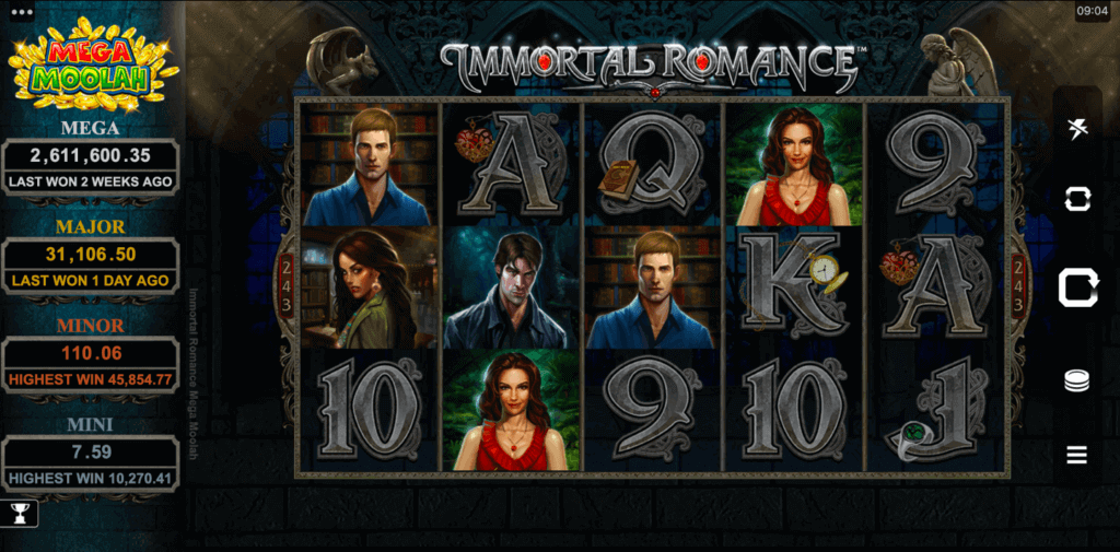 Immortal Romance: Mega Moolah slot