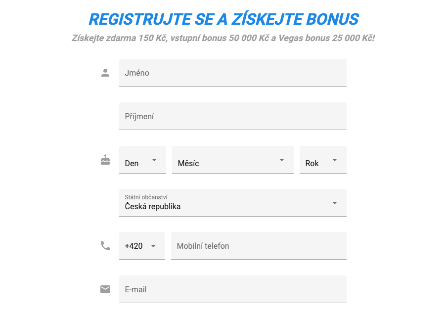 Registrace v casinu Tipsport