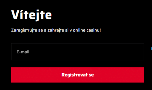 registrace nového hráče