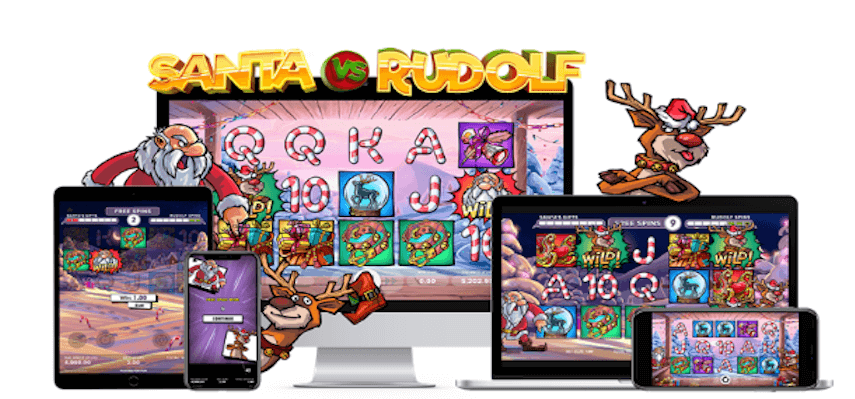 Santa vs Rudolf video & audio