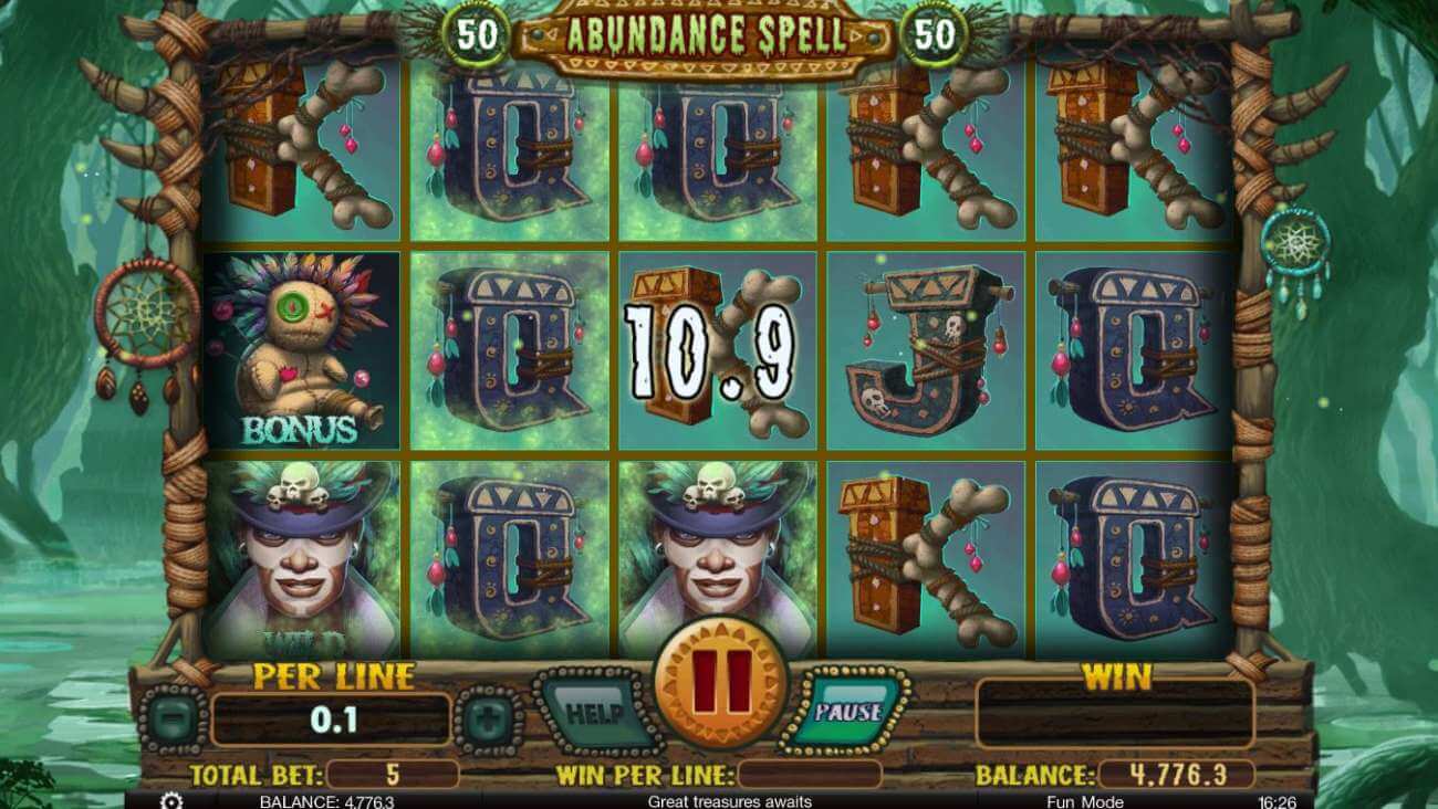 Abundance spell automat