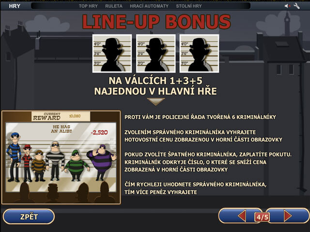 line-up bonus Cops and Bandits