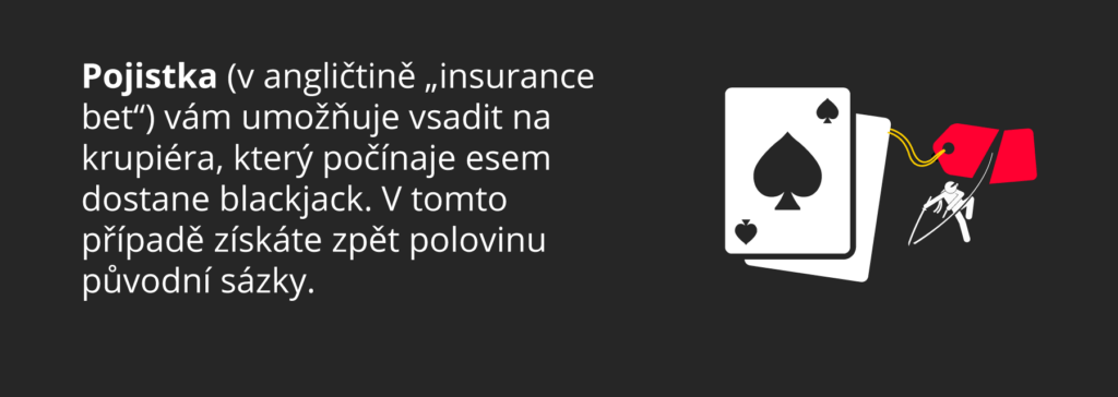 Blackjack pojistka