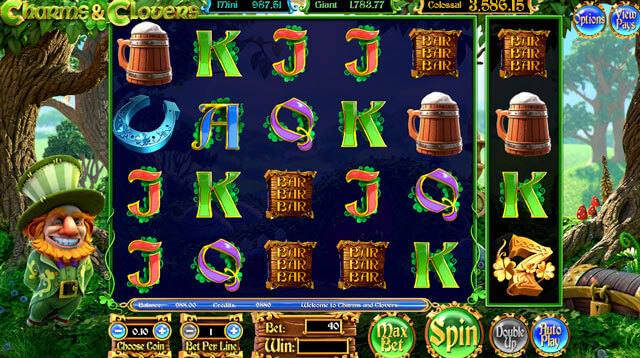 Automat Charms and Clovers od BetSoft