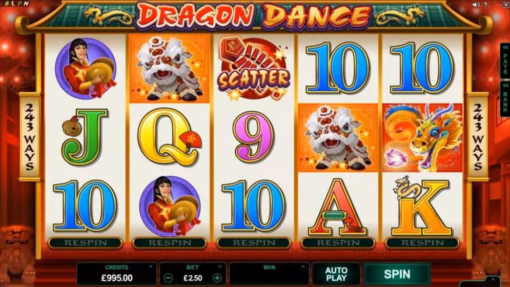 Video automat neboli hra Dragon Dance!
