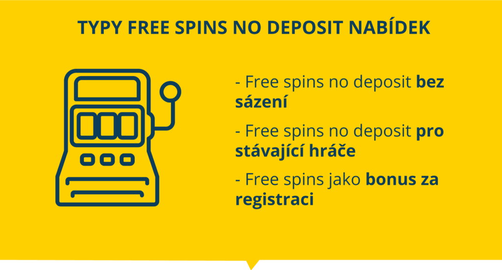 Typy Free spins no deposit nabídek