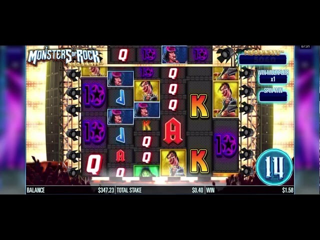Huge win on Monsters of Rock Megaways! New game on Televega.
