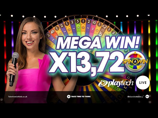 ⚡️🔥 Massive Multiplier x13,720 on Playtech Spin a Win Live! 🎉 🍀