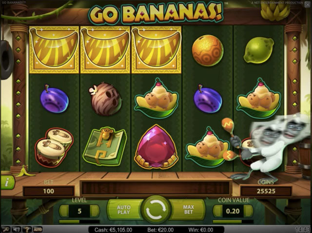 Automat Go Bananas od NetEnt