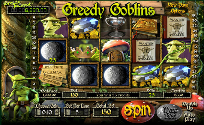 Greedy Goblins herní automat zdarma