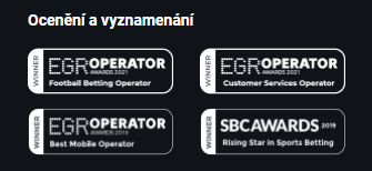 EGR operator ocenění