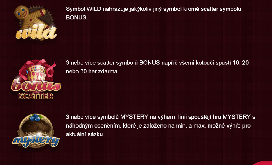 herní vlastnosti Wild cookies