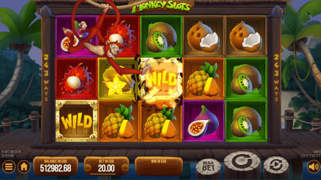 symboly hry Monkey Slots