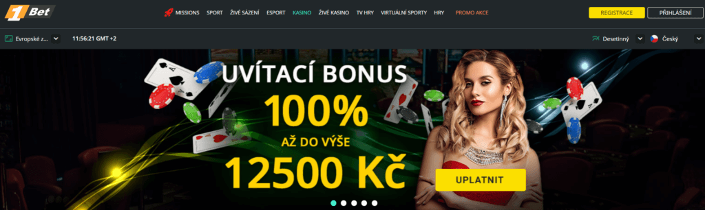 1bet uvítací bonus