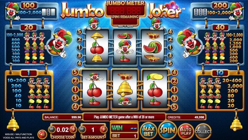 Základní informace o casino hře JumboJoker