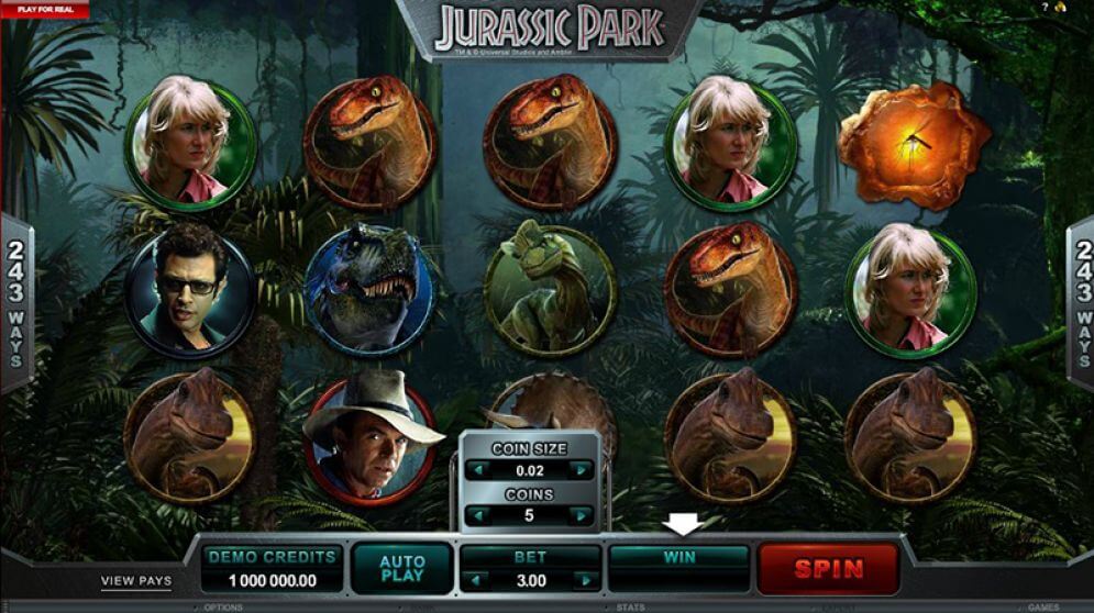 Automat Jurassic Park