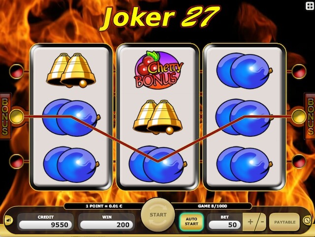 Joker 27 za vyzkoušení Kajot automaty Joker 27