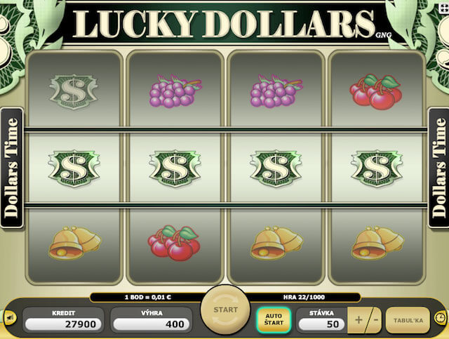 Hrací automaty Lucky Dollars