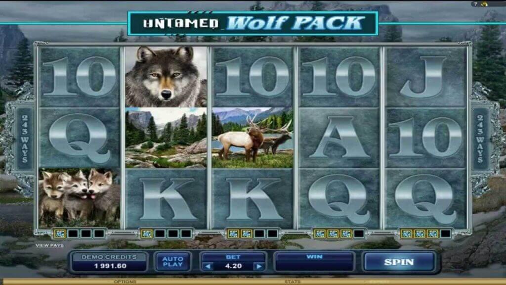 Automat zdarma neboli hra Untamed Wolf Pack 