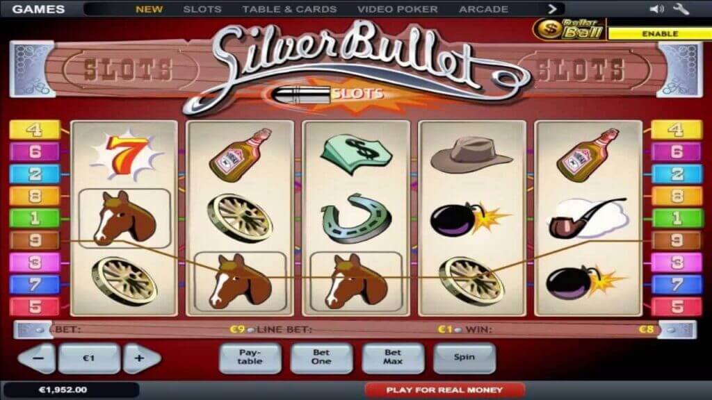 Silver Bullet si zahrajete v online casinu