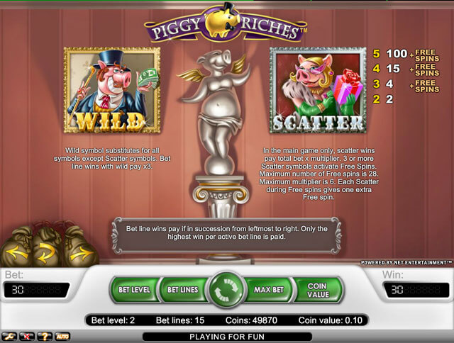 Piggy Riches casino hra