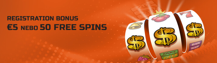 Kajot Casino: 5 EUR nebo 50 zatočení zdarma za registraci