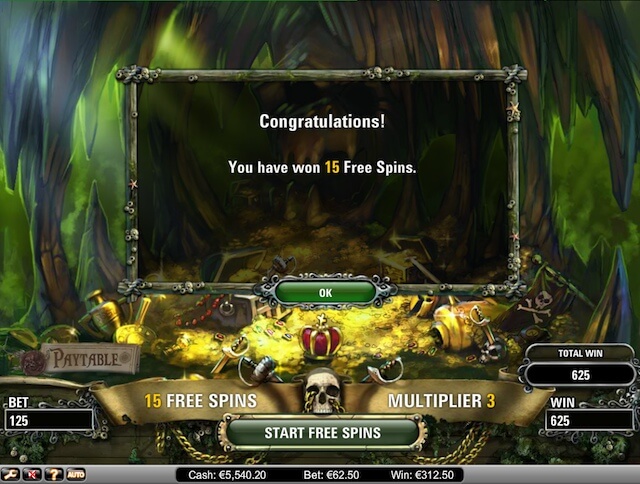 Gratulujeme! Právě jste vyhráli online casino hry v Ghost Pirates! 