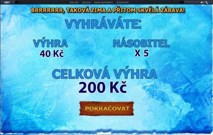 Vyzkoušej si hraní casino hry Ice Run