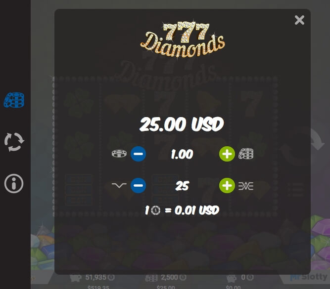 Vyzkoušej si herní automat 777 Diamonds