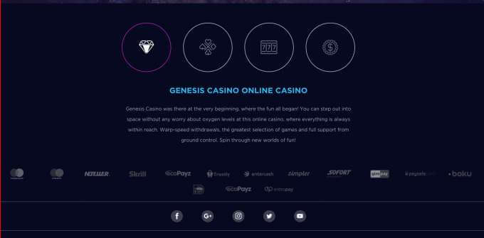 Online casino Genesis 