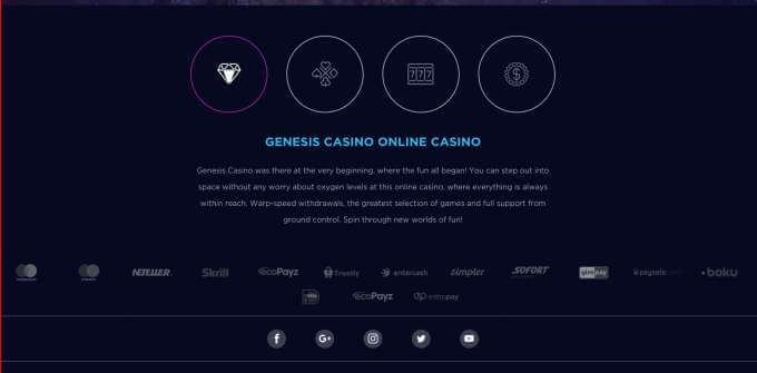 Online casino Genesis 