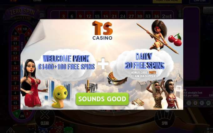 Online casino TS a jeho bonusy!