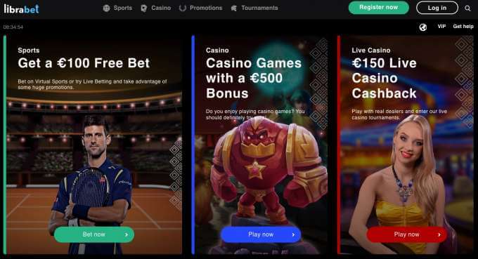 Online casino Librabet s nejlepšímy bonusy