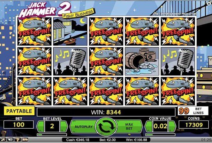 Jack Hammer 2 - Free spins zdarma