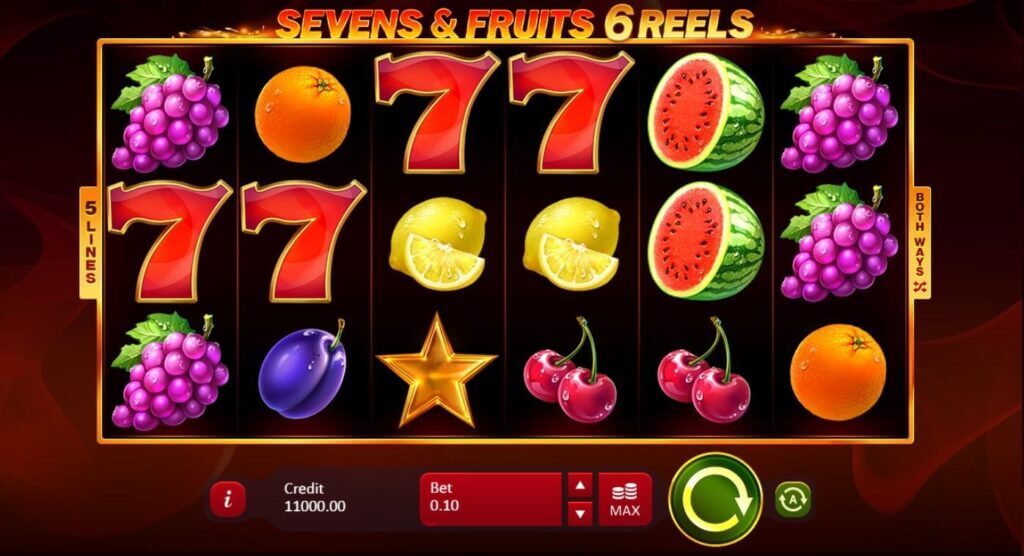 Video automat neboli hra Sevens&Fruits!