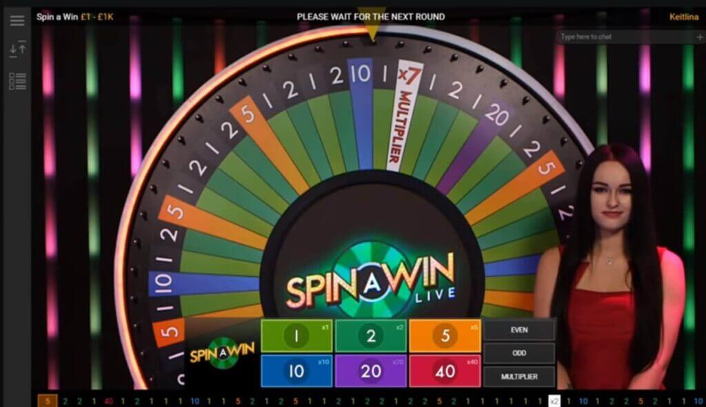 Spin A Win show hra