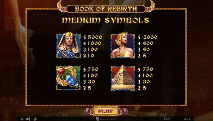 Book Of Rebit symboly