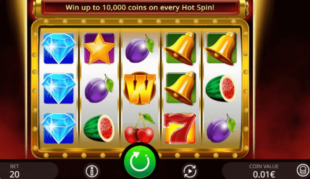 Hot Spin Slot symboly