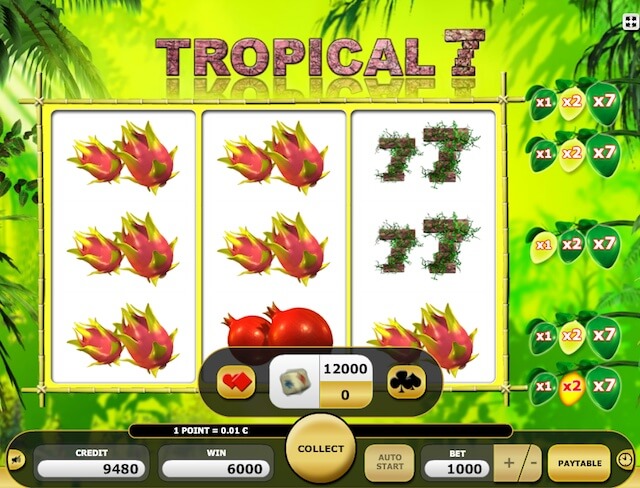 Automaty zdarma Tropical 7